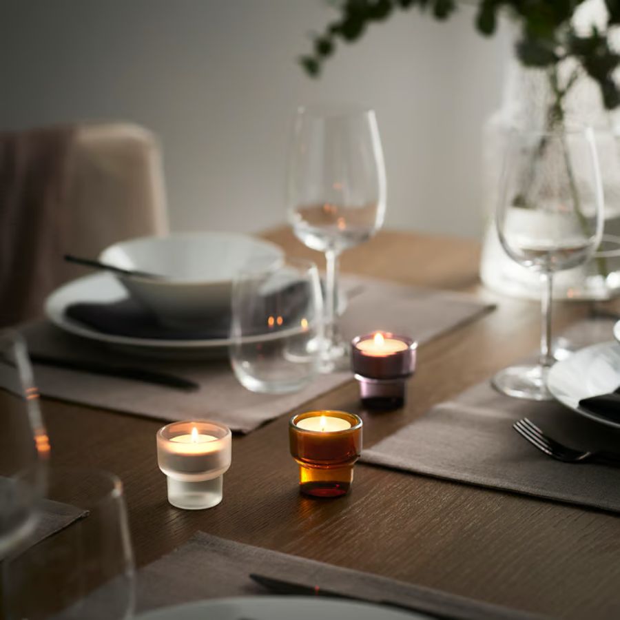 ست 3 عددی جاشمعی ایکیا مدل IKEA LADUSVALA